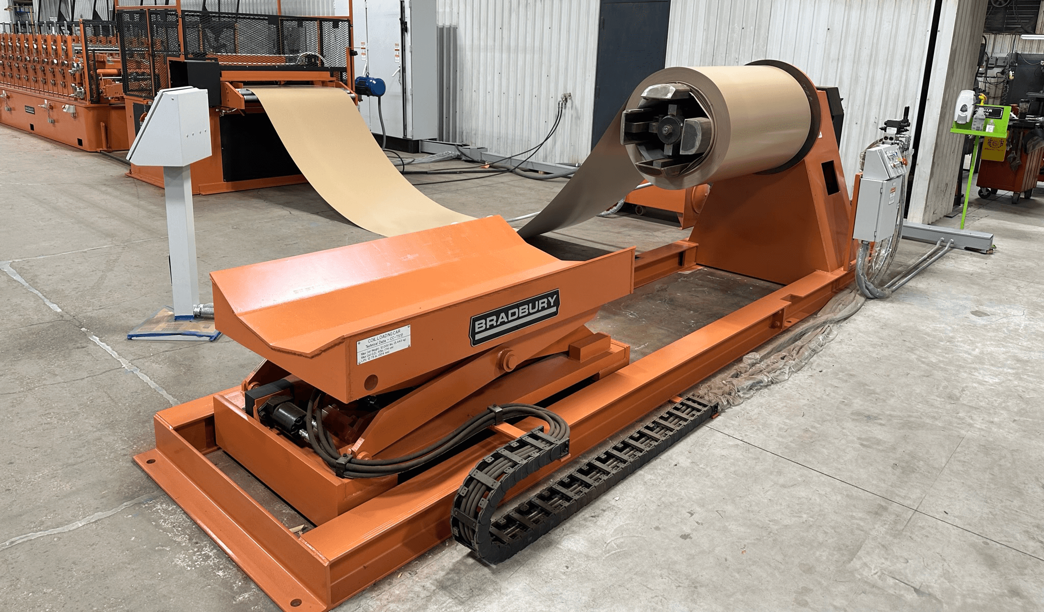 Single Mandrel Bradbury Uncoiler (1)