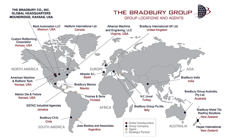 Bradbury Group Locations